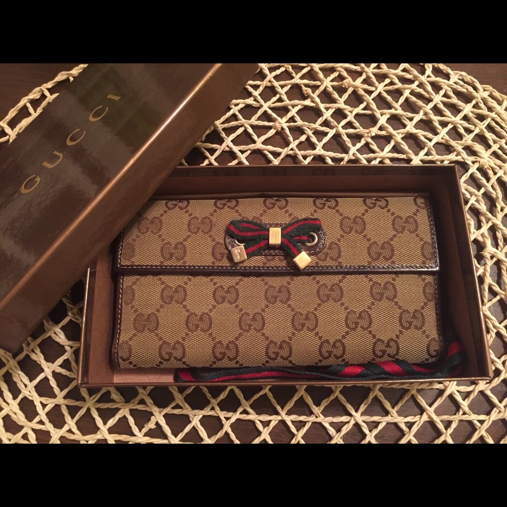 Gucci Monogram Long Wallet